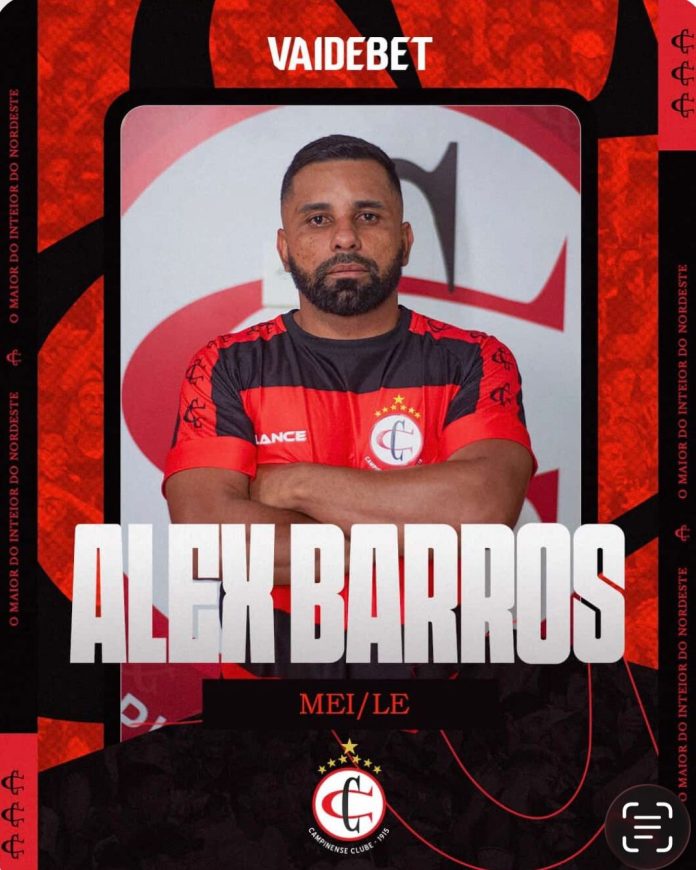 Campinense oficializa contratação do lateral-esquerdo Alex Barros