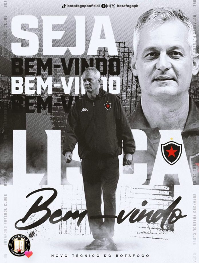 Lisca é anunciado como novo treinador do Botafogo para o restante do Campeonato Paraibano 2026