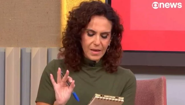 Ao vivo na GloboNews, Malu Gaspar arrebenta com a nota de Viviane Barci