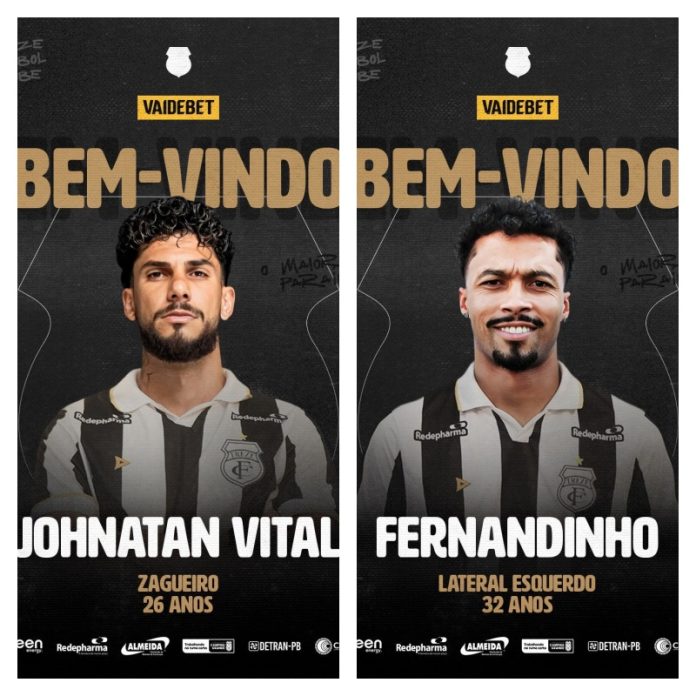 Treze anuncia a contratação de lateral e zagueiro para a disputa do Brasileiro da Série D