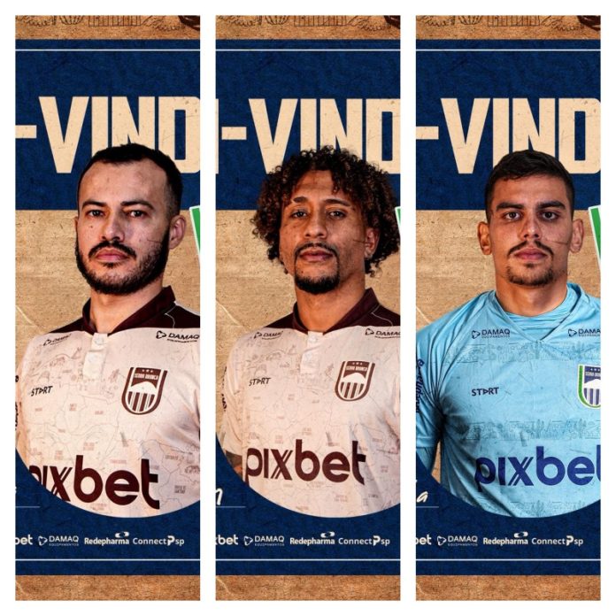 Serra Branca anuncia mais três reforços de olho em estreia na Série D
