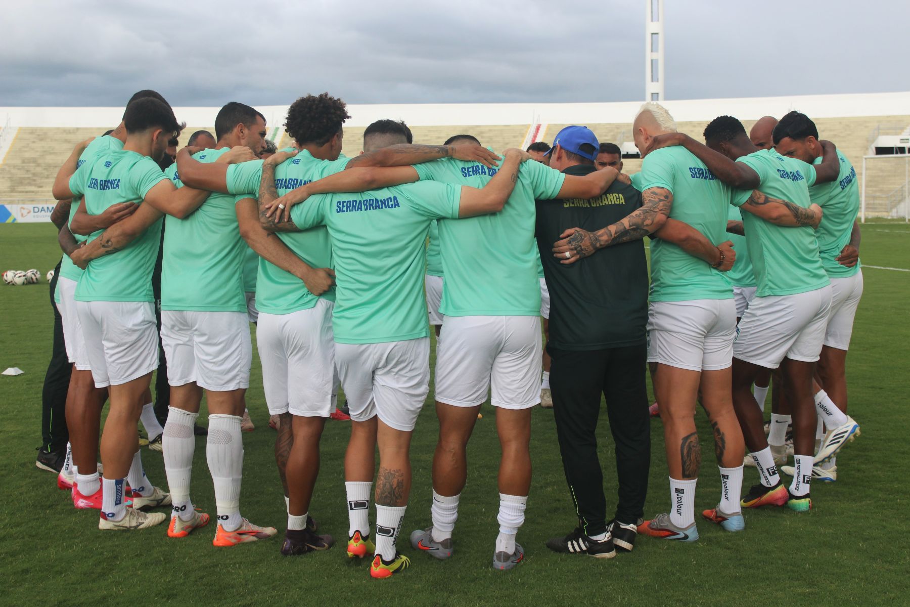 Comissão técnica do Serra Branca divulga a programação semanal de treinamento