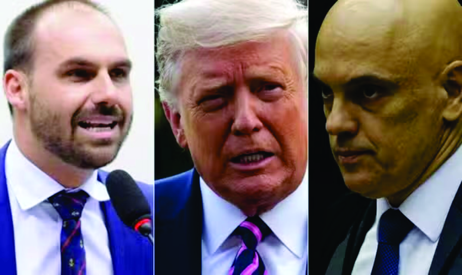 Ex-deputado Eduardo Bolsonaro ver chance de novo ato de Trump contra ministro Moraes