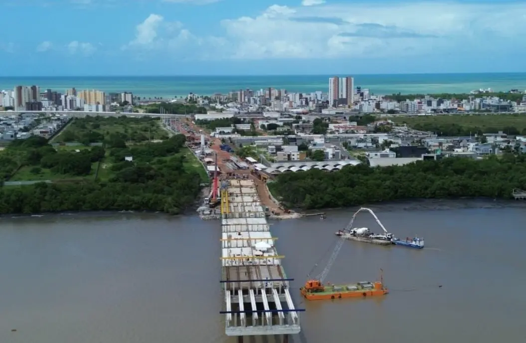 PONTE DO FUTURO: obras avançam e chegam a 97% das fundações concluídas