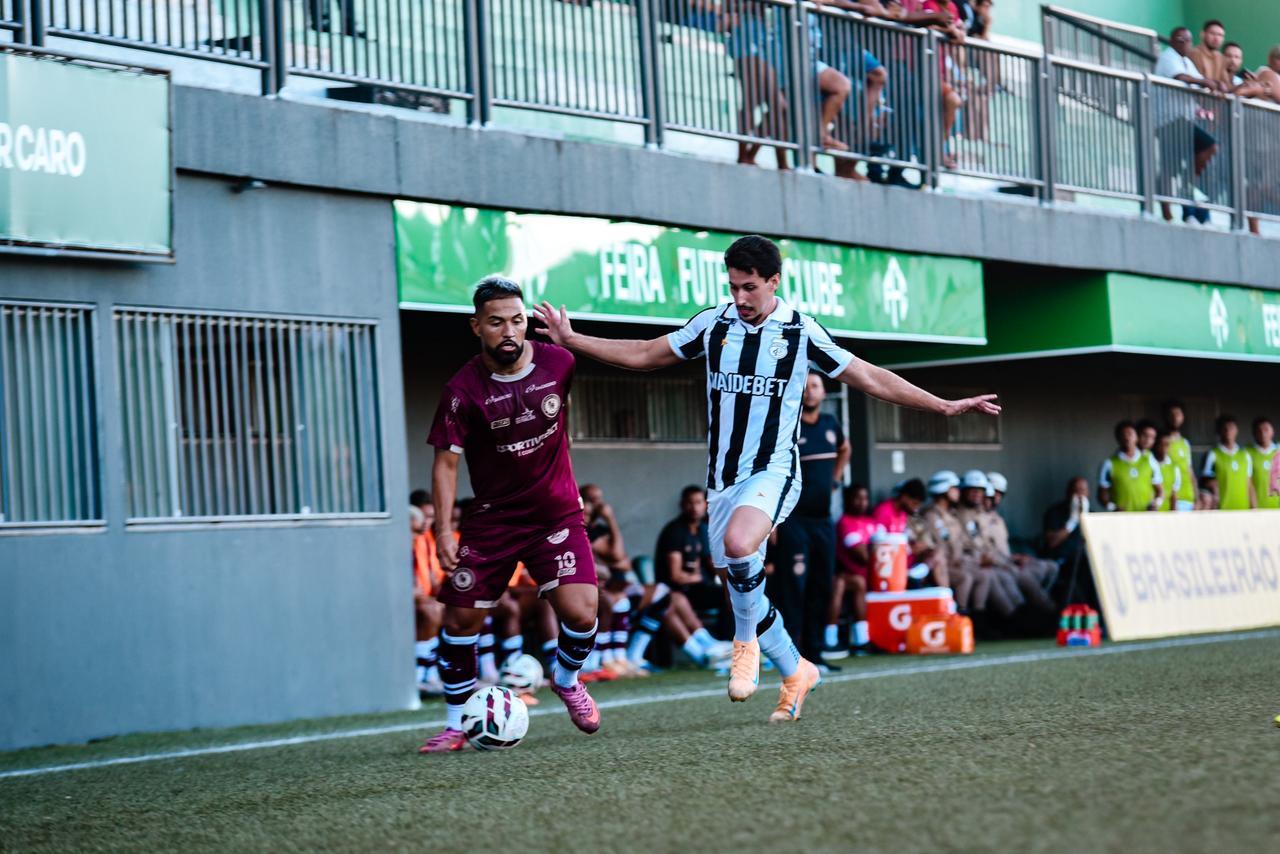 Treze-PB vence a Jacuipense-BA na Arena Cajueiro e abre vantagem para o jogo de volta.