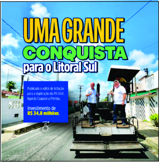 Deputado Branco Mendes consegue mais uma importante conquista para o Litoral Sul da Paraíba