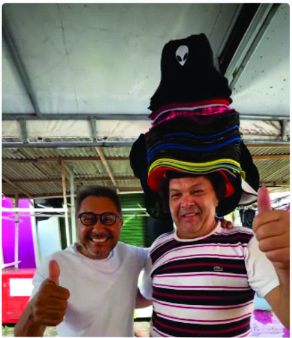 Samuka Duarte prestigiou os trabalhadores da feira livre de Santa Rita