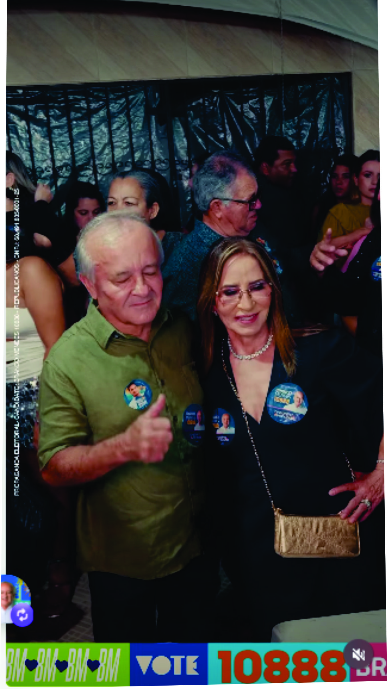 O deputado Branco Mendes recebeu amigos na festa da padroeira de Alhandra, neste sábado (22)