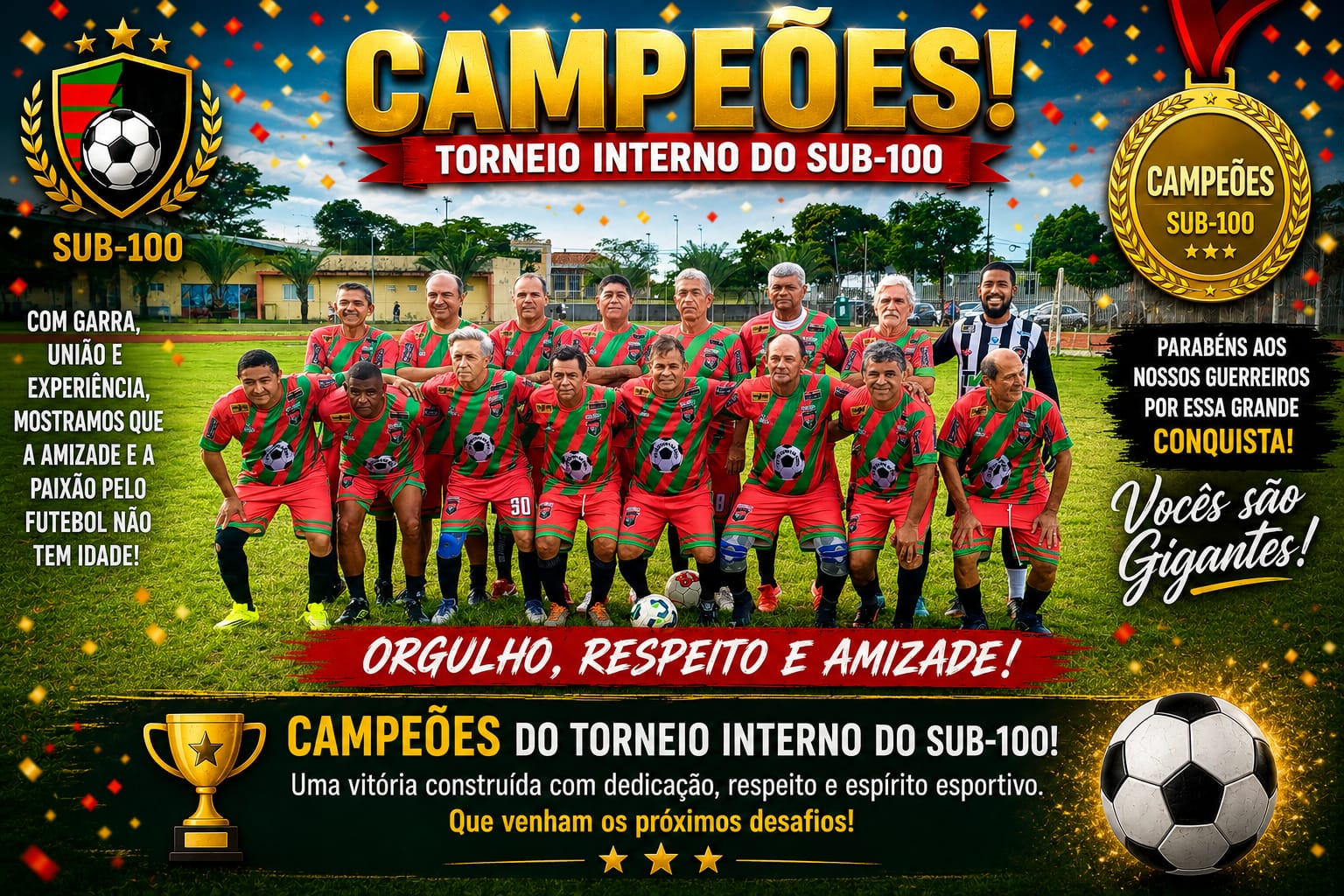 ASSOCIAÇÃO SUB 100 – PB: 3º Campeonato Interno na categoria Master da entidade em 2026 foi concluído neste final de semana