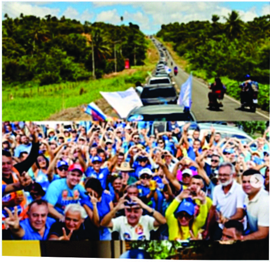 Branco Mendes mobilizou a Zona Rural de Alhandra com a Caravana do Trabalho de Verdade neste domingo (20)