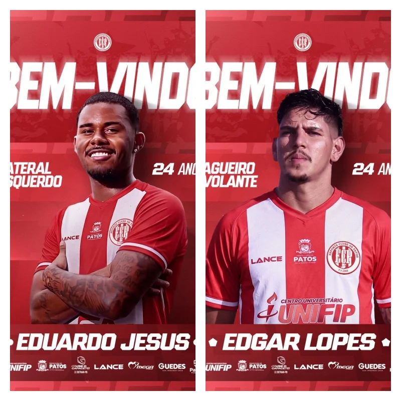 Esporte-PB anuncia a contratação de Zagueiro e Lateral para a Copa Paraíba