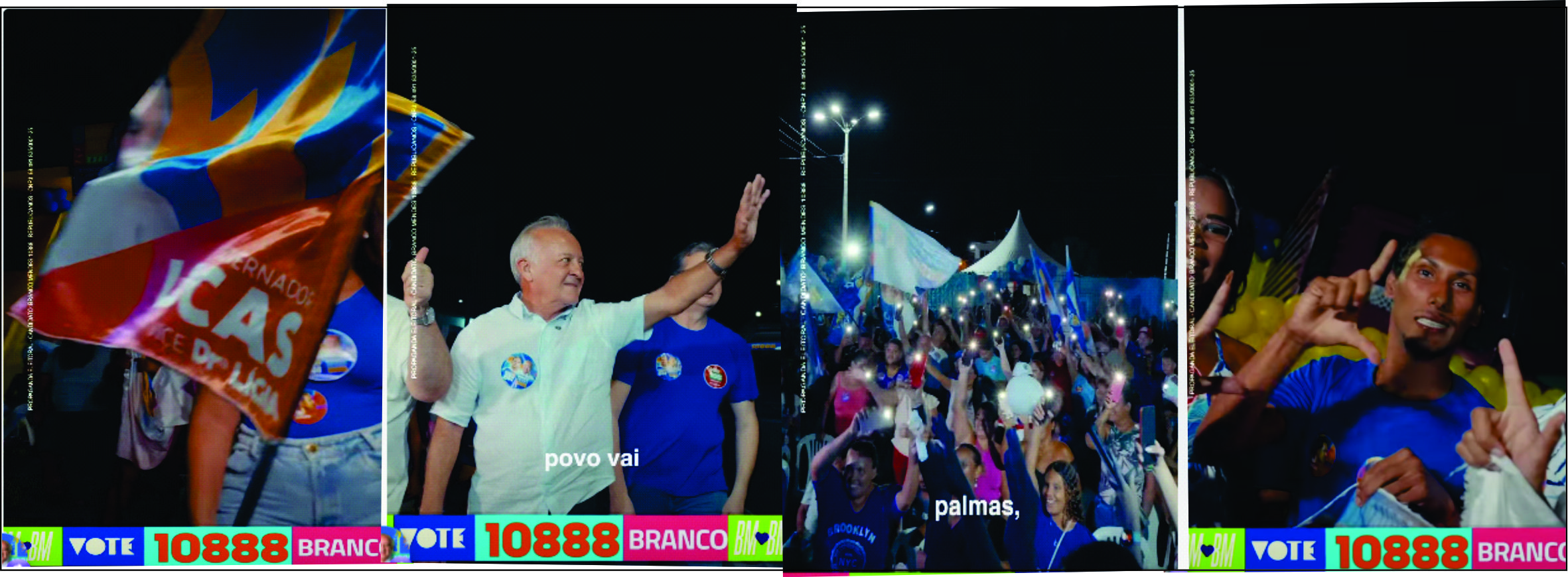 Branco Mendes leva milhares de apoiadores às ruas de Alhandra na noite desta quinta-feira, 1